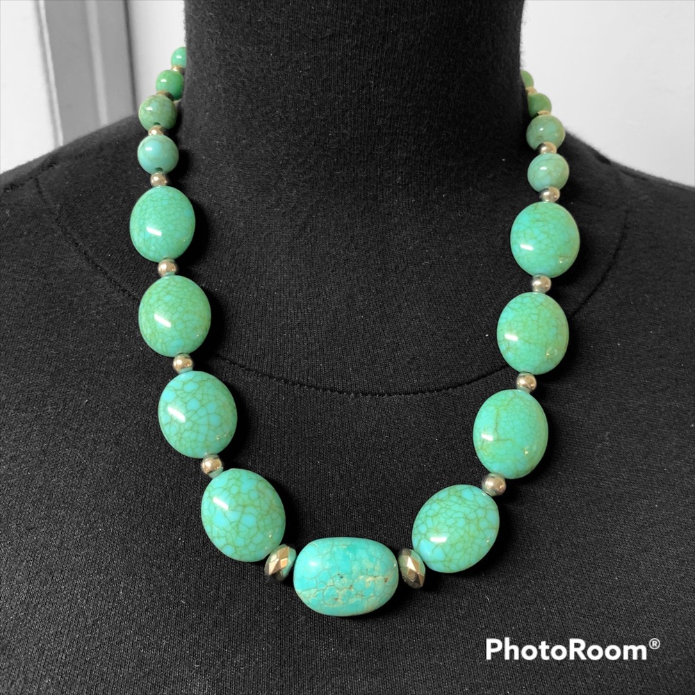 Costume jewelry turquoise stones